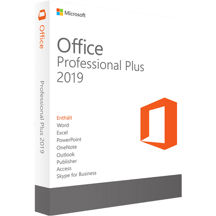 Microsoft Office Professional Plus 2019  64 BIT for Windows – 1PC