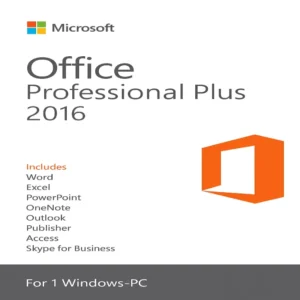 Office Professional Plus 2016 – 1 PC | Instant Delivery & Lifetime License