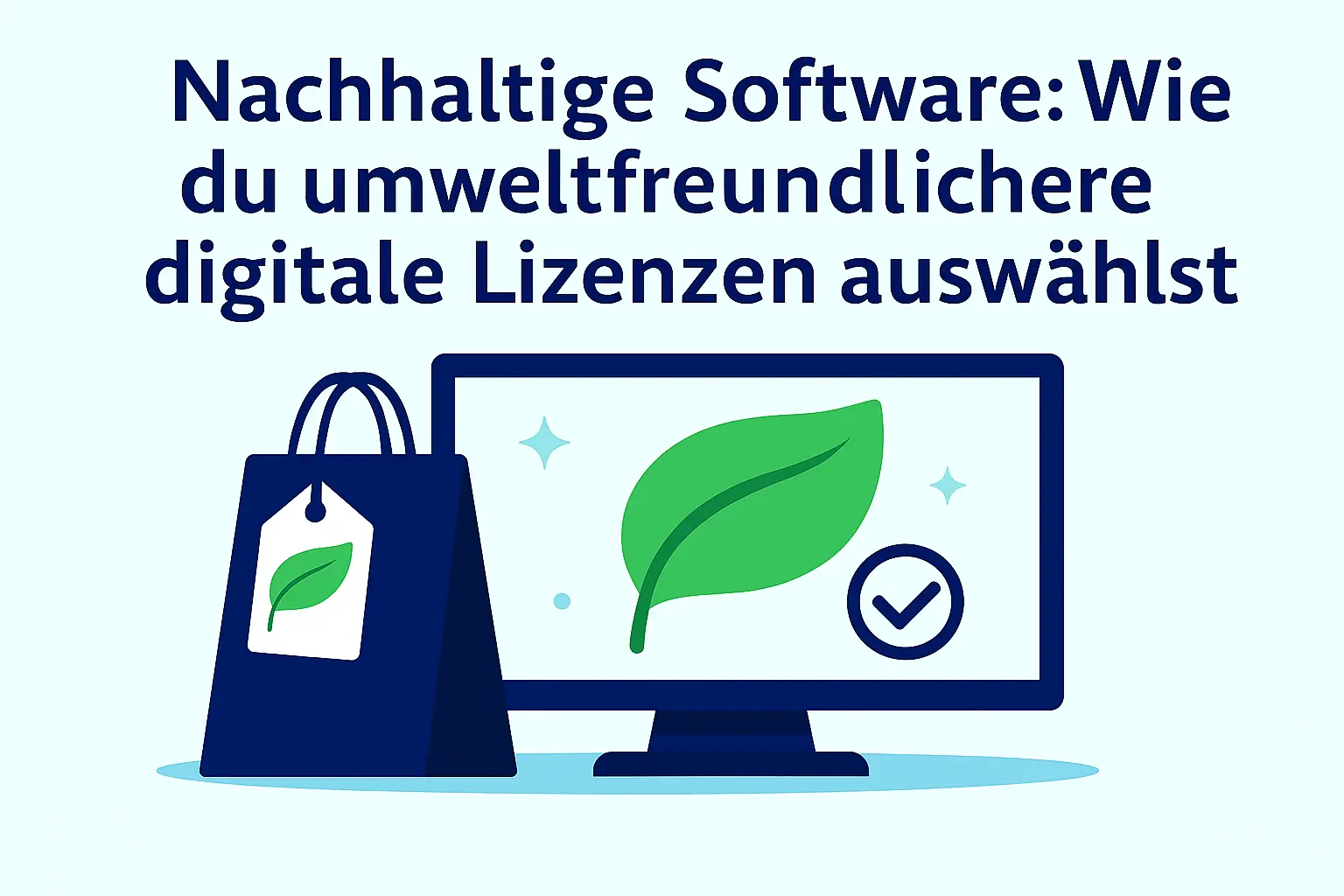 Nachhaltige Software: umweltfreundliche digitale Lizenzen für Unternehmen